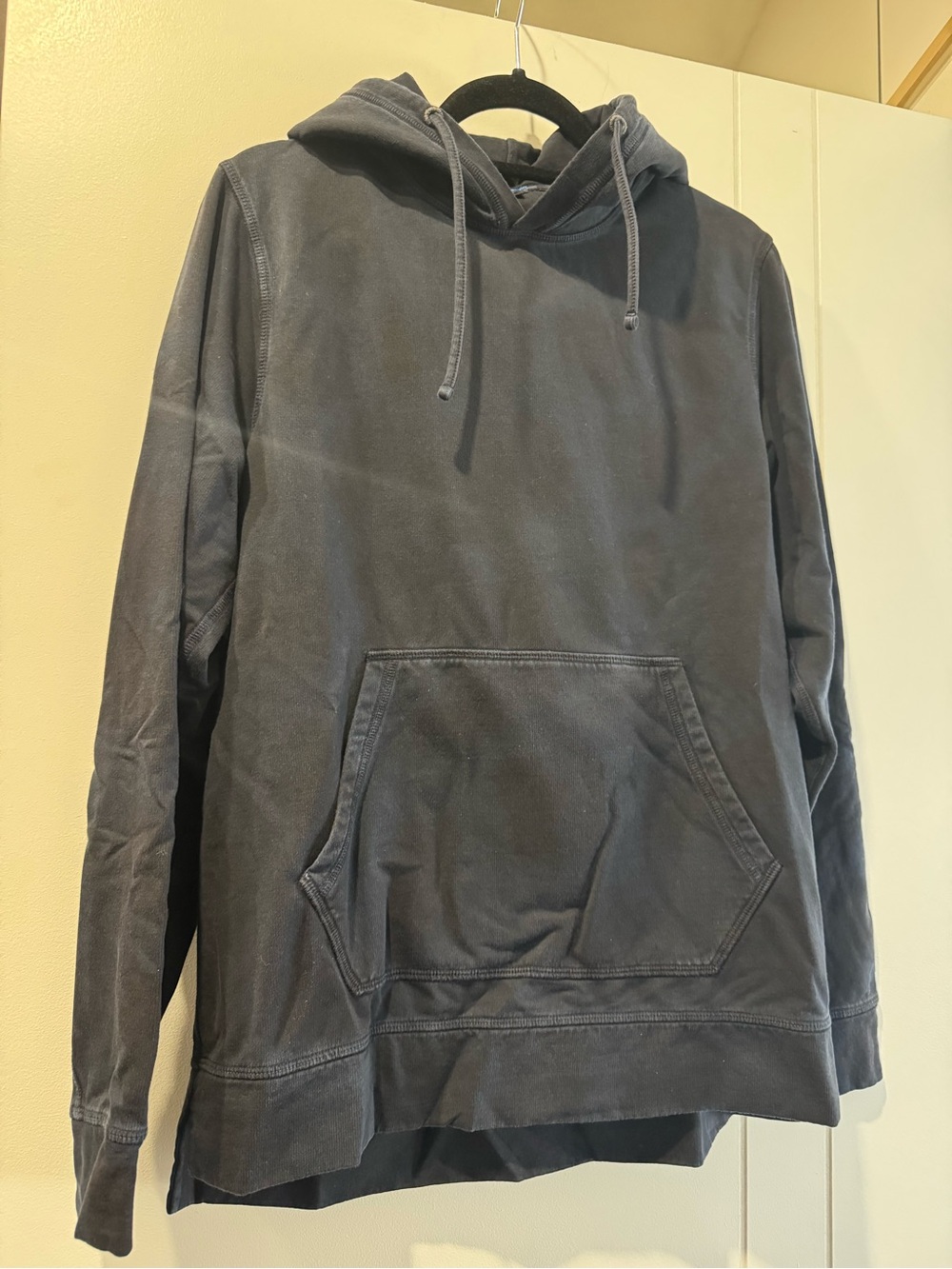 Patrick Assaraf - Navy Pullover Hoodie - Picture 3 of 6